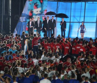 13.07.2016., Zagreb - Na atletskom stadionu Sportskog parka Mladost odrzana je svecana ceremonija otvaranja Europskih sveucilisnih igara Zagreb - Rijeka 2016. Europske sveucilisne igre najveci su multi-sportski dogadjaj iz podrucja sveucilisnog sporta U Europi, a kroz 15 dana, od 12. do 25 srpnja, Zagreb i Rijeka ugostit ce preko 5000 studenata iz 45 europskih zemalja i preko 300 razlicitih sveucilista, a natjecati ce se u 21 sportu. Photo: Igor Kralj/PIXSELL