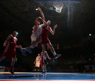 12.07.2016., Zagreb, KC Drazen Petrovic - Europske sveucilisne igre Zagreb-Rijeka 2016. Kosarkaska utakmica Ljubljana - Vern.
Photo: Igor Kralj/PIXSELL